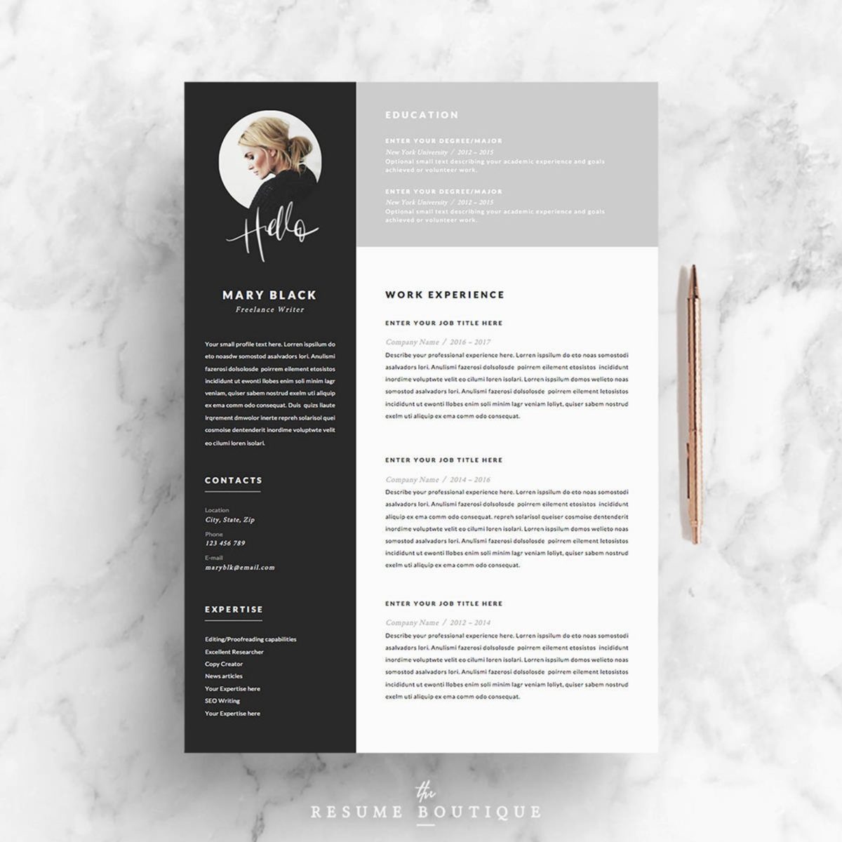 Resume boutique