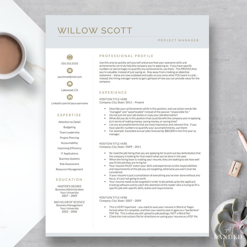 CV template